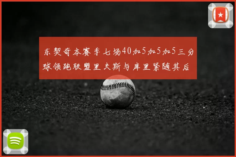 东契奇本赛季七场40加5加5加5三分球领跑联盟里夫斯与库里紧随其后