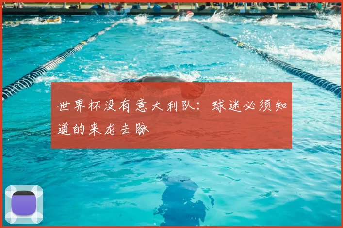 世界杯没有意大利队：球迷必须知道的来龙去脉
