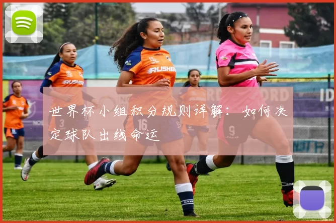 世界杯小组积分规则详解：如何决定球队出线命运